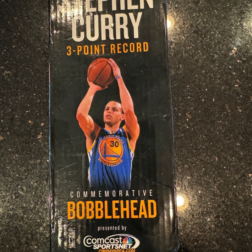 2012-2013 Stephen Curry 3-Point Record Commemorative Bobblehead GSW Warriors